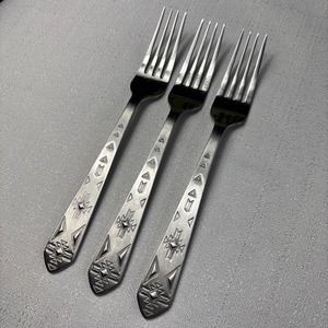 Towle Stainless Steel Pueblo Aztec Dinner Forks Set Of‎ 3 Replacements